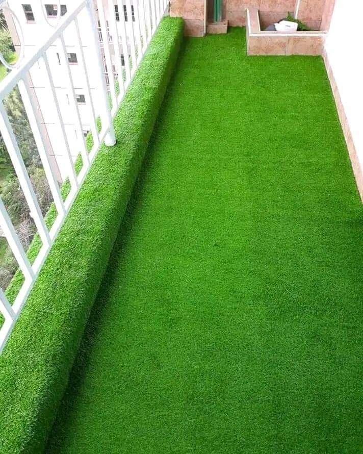 Balcony artificial grass turf installation Kenya