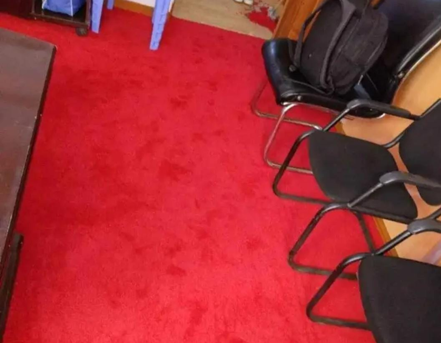 Training hall red Carpet installation in Nairobi