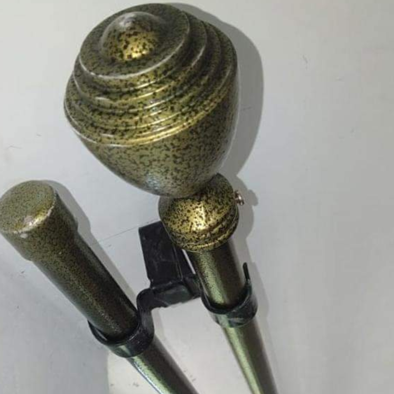 Jua kali curtain rods