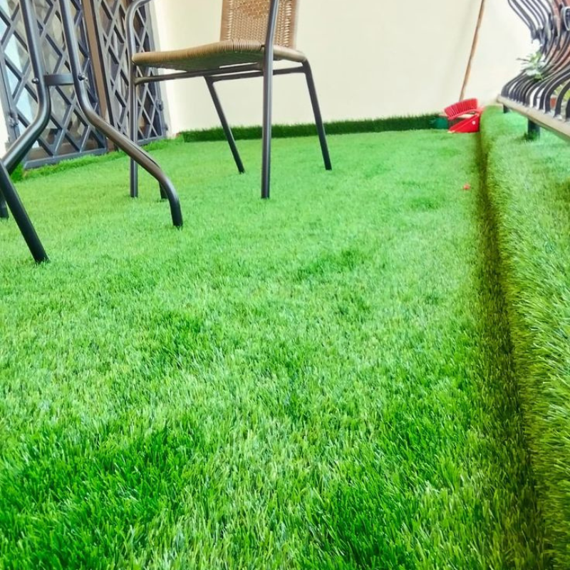 Balcony artificial grass installation Kenya